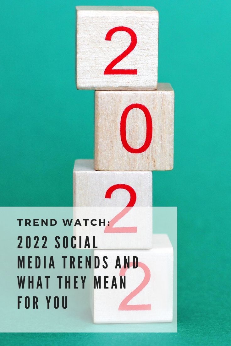 number blocks with "2022" on them plus the title "Trend Watch: 2022 Social Media Trends and What They Mean for Your Influencer Marketing Strategy"